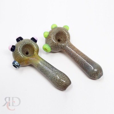 GLASS PIPE FANCY MARBLE ART FRITED GP5053 1CT